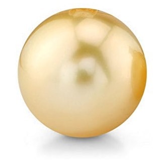 Perla dorata del mare del sud rotonda