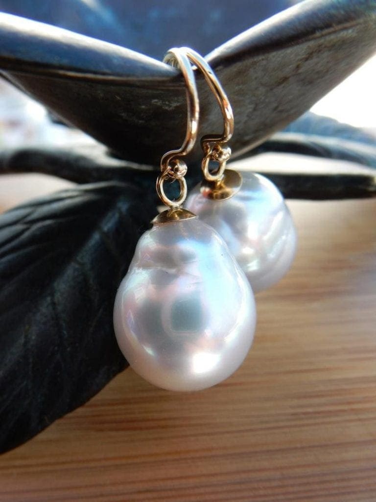 Baroque white south sea pearls