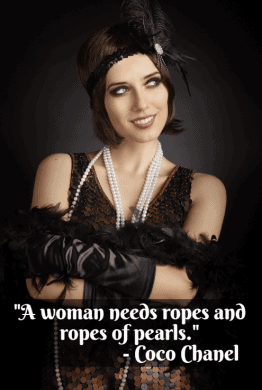 Ropes and ropes of pearls coco chanel