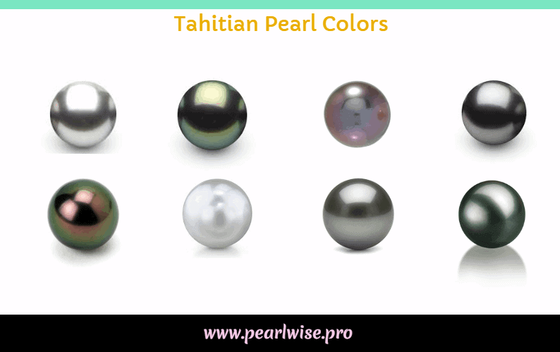 Tahitian pearl colors