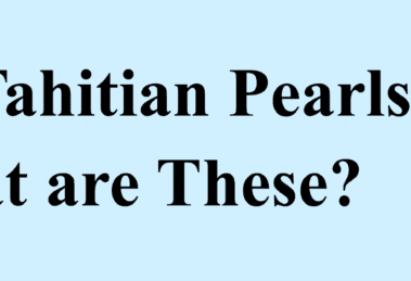 What are blue Tahitian pearls