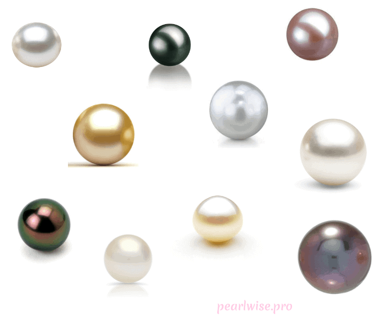 Different types of pearls grades
