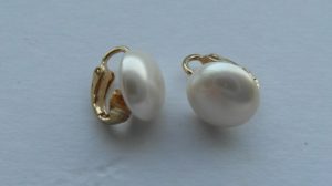 Mabe pearl earrings