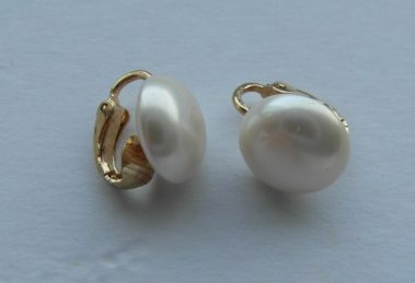 Mabe pearl earrings