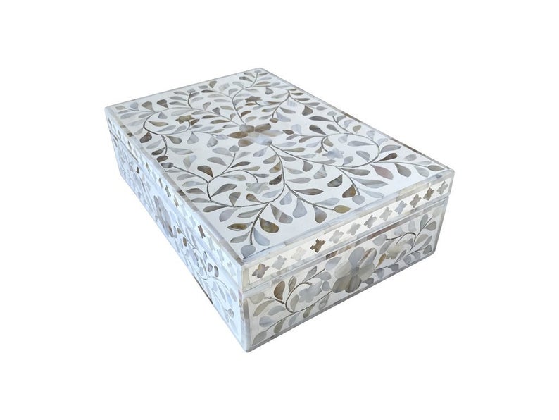 Mother of pearl inlay box