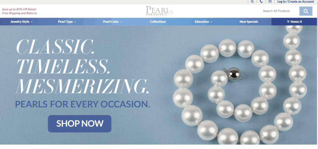 Pearl paradise homepage